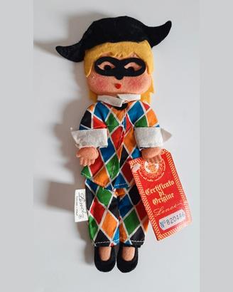 Bambola d'epoca Arlecchino LENCI - Vintage '60