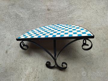 Mensola in metallo/ceramica