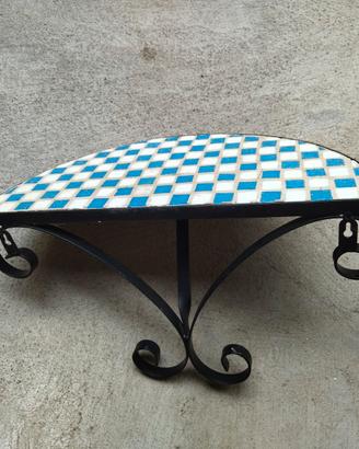 Mensola in metallo/ceramica