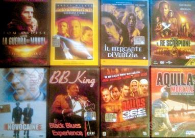 N°7  Dvd Film + N°1 Dvd  Musica. Pari al Nuovo.