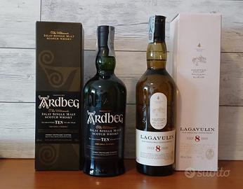 Whisky Ardbeg Ten e Lagavulin 8