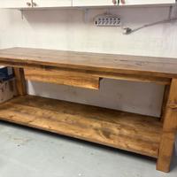 Banco da lavoro in abete massello