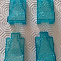 Lego sfuso glitter azzurro