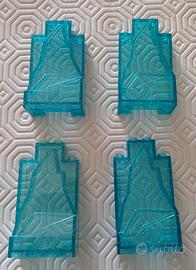 Lego sfuso glitter azzurro