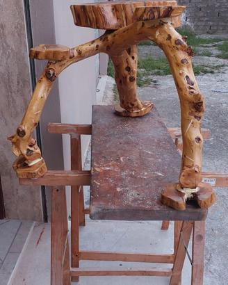 tavolino legno ulivo