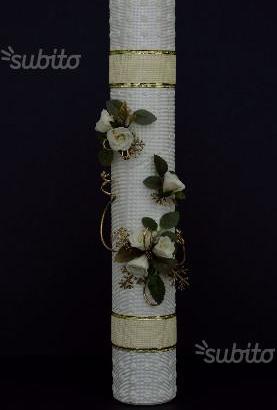 Tubo portapergamena bianco