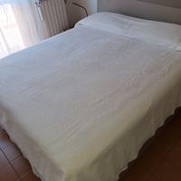 copriletto matrimoniale in piquet di cotone