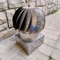 comignolo antivento girevole per la canna fumaria 