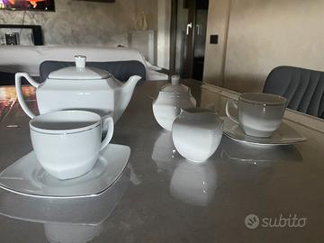 Servizio da te x 12 in porcellana Lancetti