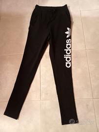 Pantalone tuta nero Adidas Originals taglia XS