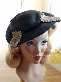 Cappello Vintage Anni '40-'50 Betty Jane Original