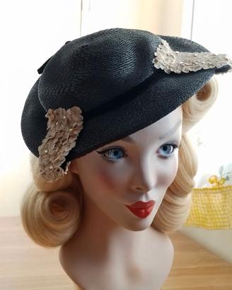 Cappello Vintage Anni '40-'50 Betty Jane Original