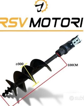 Trivella idraulica miniescavatore Diametro 300mm R