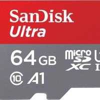 SanDisk Ultra Micro SD 64GB A1 XCI + Adattatore SD