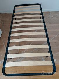 rete singola con doghe In legno