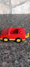 Lego Group Duplo macchinina rossa e gialla anni 80