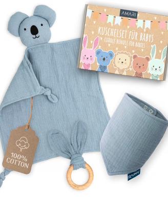 Panno per le coccole con tettarella e bavaglino