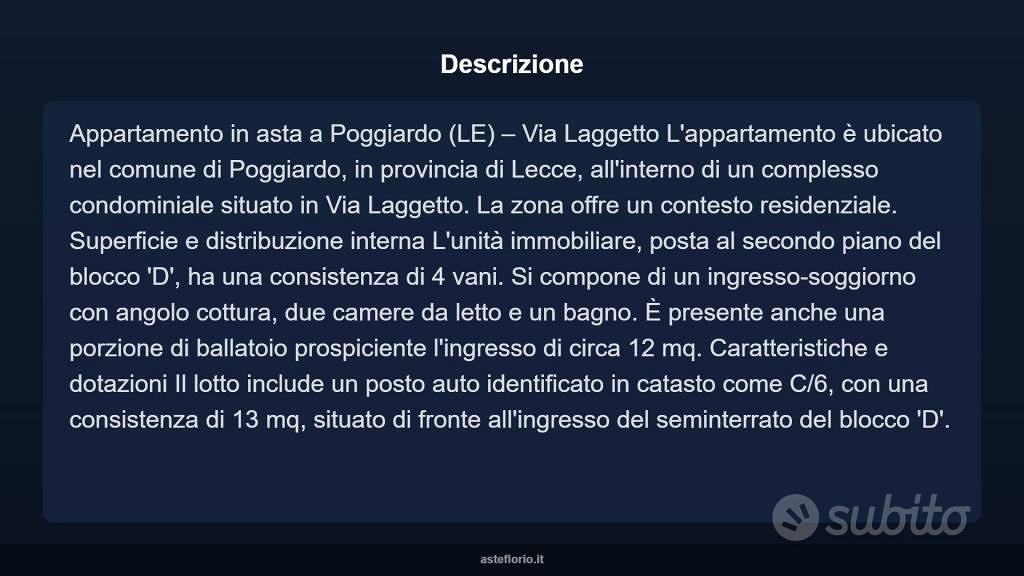 Appartamento – Poggiardo, Vaste - Vista 3