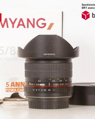 Samyang 8 F3.5 UMC Fish-eye CS II (Canon)