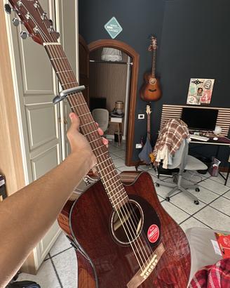 Chitarra Fender CD140SCE All Mahogany con custodia