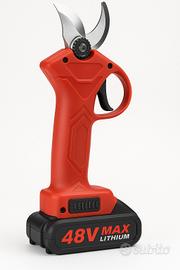 Forbice Elettrica Potatura 48V Pro con 2 Batterie 