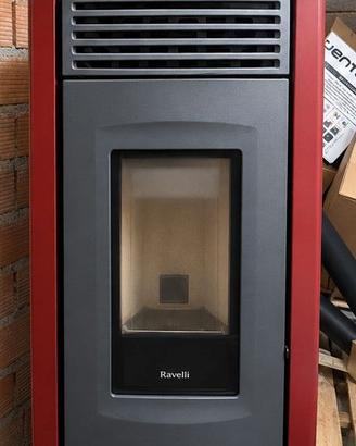 Stufa pellet Ravelli RV 120 Touch Steel - 12,1 kW