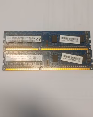 RAM SK hynix DDR3 4 GB (2x2 GB) 1600 MHz per PC
