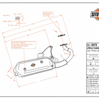 Scarico SITOPLUS Aprilia Scarabeo 50 DD 99 - 01