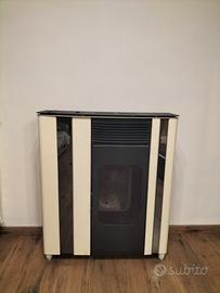 Stufa pellet SLIM Lincar Olga + Tubi e Pellet