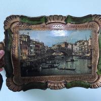 Quadretto/vassoio  decorato Venezia
