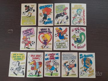 13 figurine mascotte calciatori panini 1989 1990
