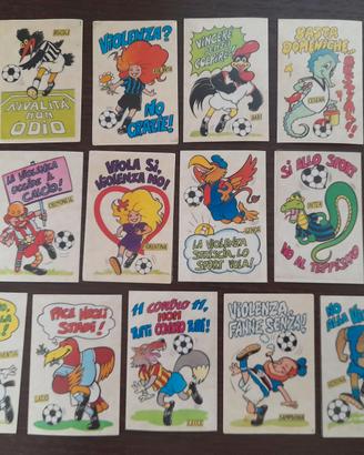 13 figurine mascotte calciatori panini 1989 1990