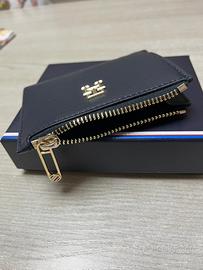 Porta carte Tommy Hilfiger blu oro