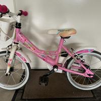 bicicletta Lombardo per bambina 5-7 anni usata