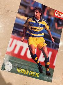 Poster Parma Calcio Hernan Crespo & AC Milan Weah