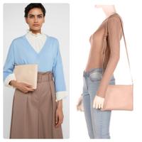 Coccinelle borsa pochette pelle con tracolla 