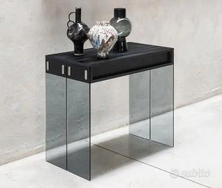 Consolle allungabile in vetro e lam. Made in Italy