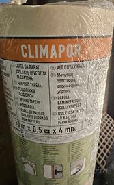 Isolante muri Climapor carta parati cartone