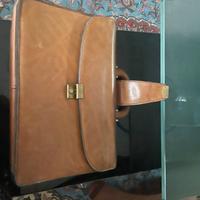 Borsa cartella in pelle