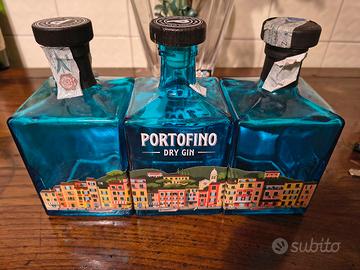 bottiglie di Gin Portofino vuote