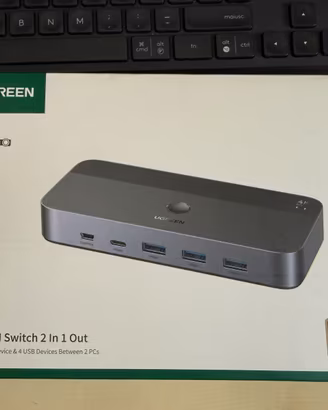 Ugreen HDMI KVM Switch 2 in 1 out