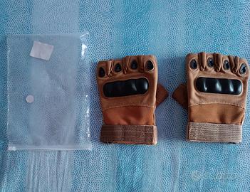 Guanti marroni, tattici, militari, softair