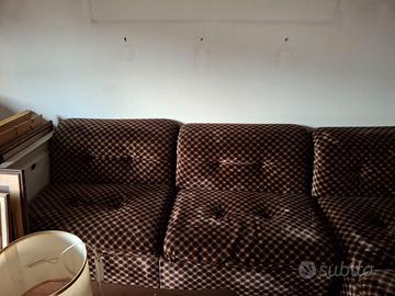 Divano letto angolare scomponibile