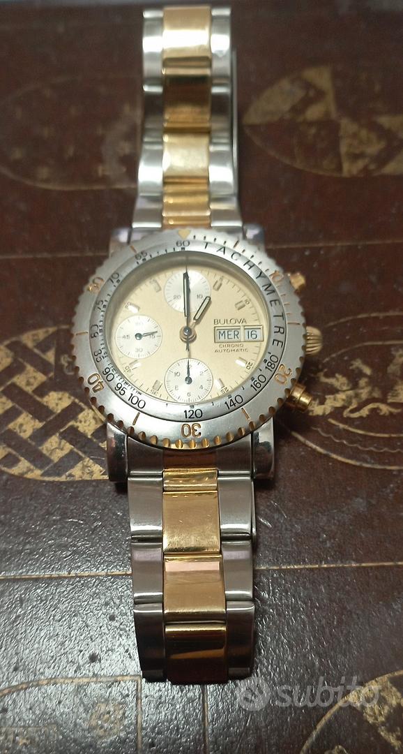 Bulova orologio automatico cronografo anni 90 Abbigliamento e Accessori In vendita a Palermo