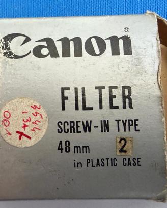 Canon filtro