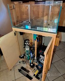 Acquario 90x90x45 aperto completo