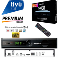 DiGiQuestHD - Decoder  TIVUSAT HD combo con digita