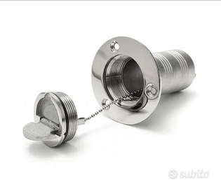 Tappo inox barca acqua o benzina Ø38 mm
