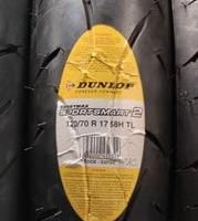 Pneumatici Moto Dunlop 120 / 70 R17 - NUOVI