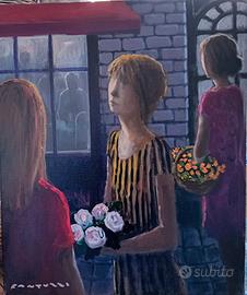 Dipinto Eliano Fantuzzi olio su tela cm. 50x60